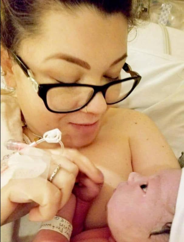 Amber Portwood has welcomed a son. 