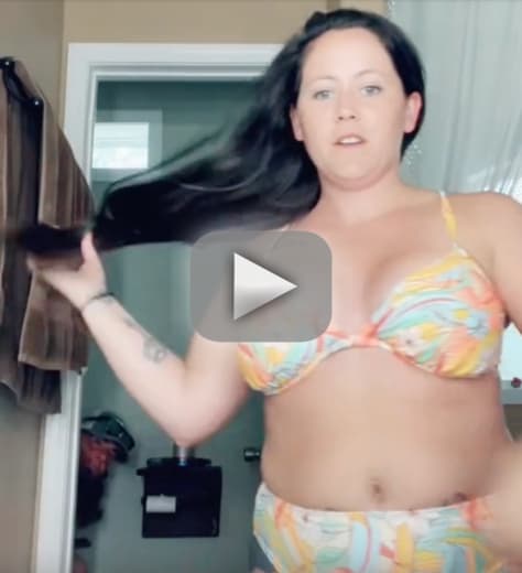 Jenelle evans tries on bikinis while david eason poops in the sa