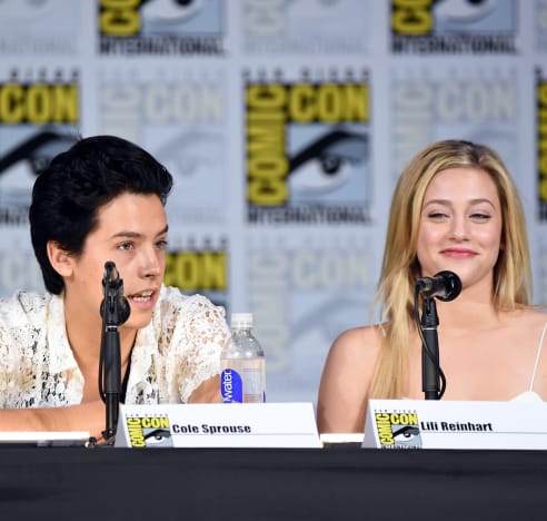 Lili Reinhart and Cole Sprouse at SDCC