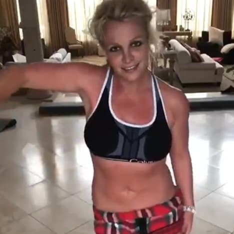 Britney Spears, Post Workout