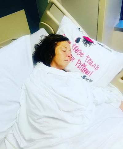 Abby Lee Miller Sleeps in the Hospital