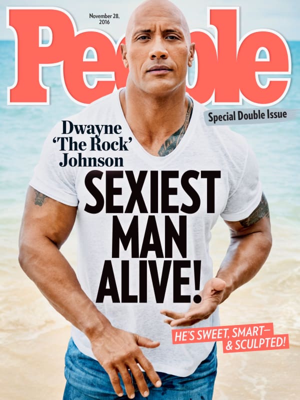 Dwayne johnson peoples sexiest man alive