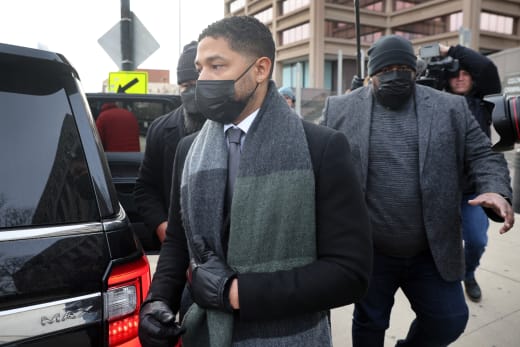 Jussie Smollett at the Courthouse