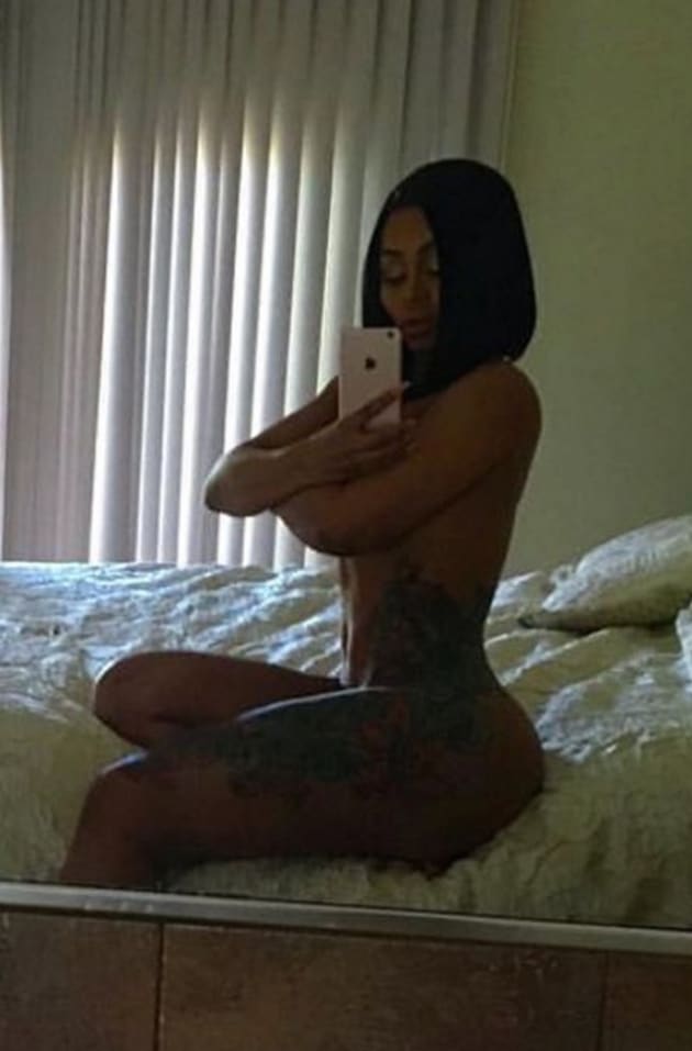 Blac Chyna: Naked, Reminiscent Prior to Giving Birth.