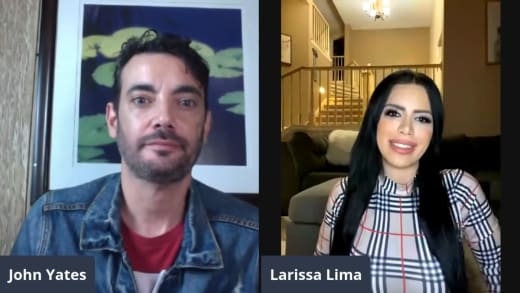 John Yates interviewt Larissa Lima