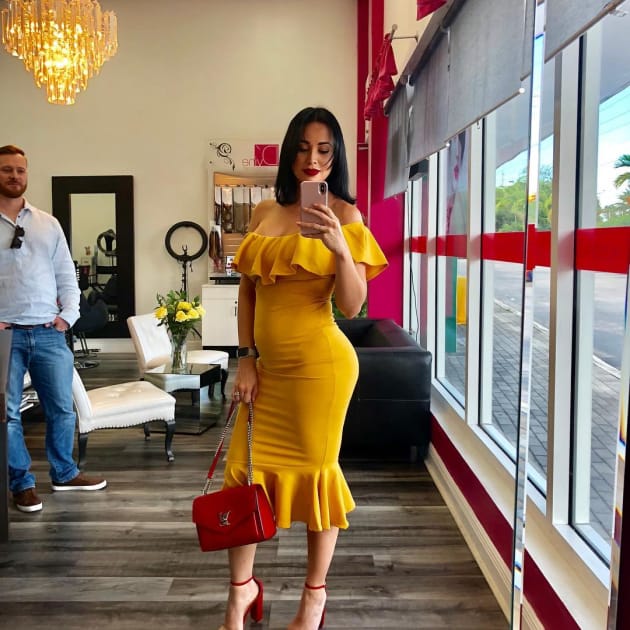 Paola Mayfield Shows Off Huge Baby Bump