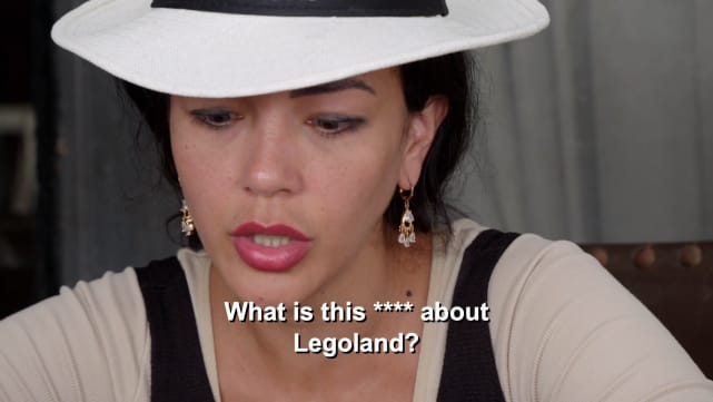 "What's this s--t about Legoland?"