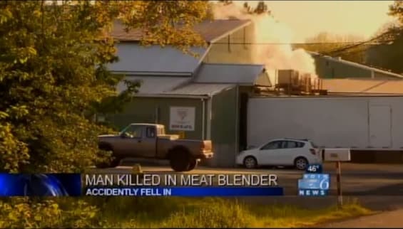 Worker Dies in Blender at Meat Plant, Investigation ...