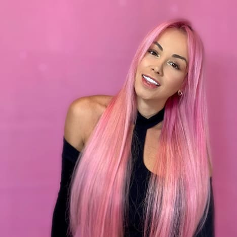 Paola Mayfield Goes Pink