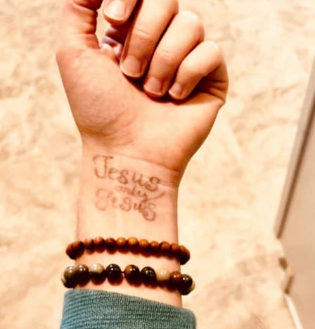 Jill Duggar's Wrist Tattoo