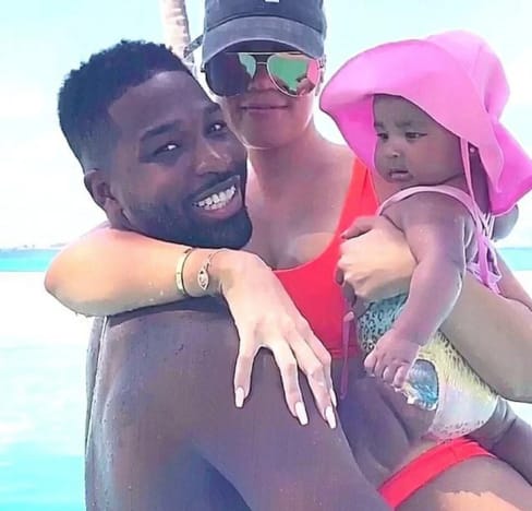 Khloe Kardashian and Tristan Thompson and Their Daughter