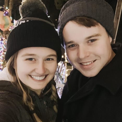 Joe Duggar and Kendra Caldwell, Christmas 2020 Selfie