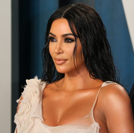 Kim Kardashian Attends Party