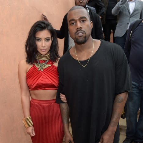 Kim and Kanye in 2015