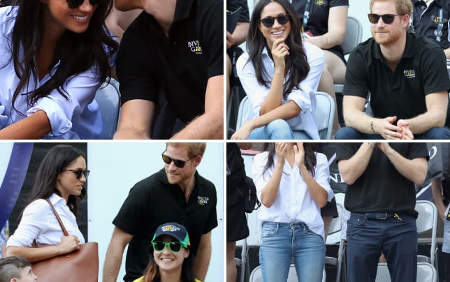 Meghan markle and prince harry dating pictures