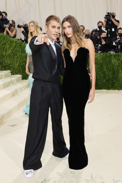 Justin Bieber and Hailey Baldwin at the MET
