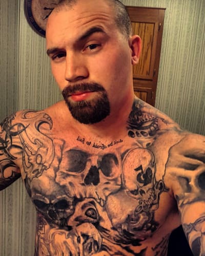 Adam Lind Shows Off His Tattoos
